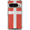 Denmark Flag Distressed Pixel 9/9 Pro Clear Case